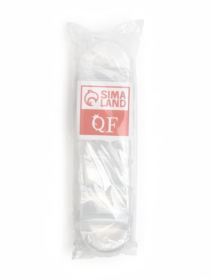Органайзер для хранения мелочей QF, 7 ячеек, 19×5×2.9 см, прозрачный