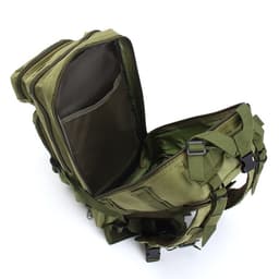 Рюкзак тактический туристический Storm tactic, 26 л, с карманами, однотонный, зелёный