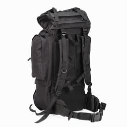 Рюкзак тактический туристический Adventure, 70 л, с карманами, однотонный, чёрный