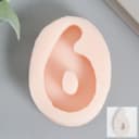 Молд силикон "Цифра 6" 4.2х2,5 см