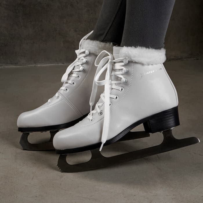 Коньки фигурные Winter Star с мехом, р. 37
