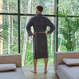 Халат махровый LoveLife «Comfort» цвет серый, размер 56-58 (L) 100% хлопок, 330 г/м²