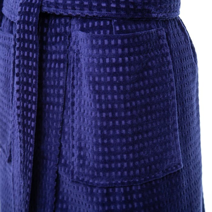 Халат махровый LoveLife Comfort синий, размер 56-58 (L)