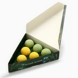 Бомбочки для ванны «Яркого праздника», 6×20 г, аромат яблочный пунш, Чистое счастье