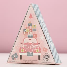 Бомбочки для ванны New Year, 6×20 г, аромат морозная ягода, Чистое счастье