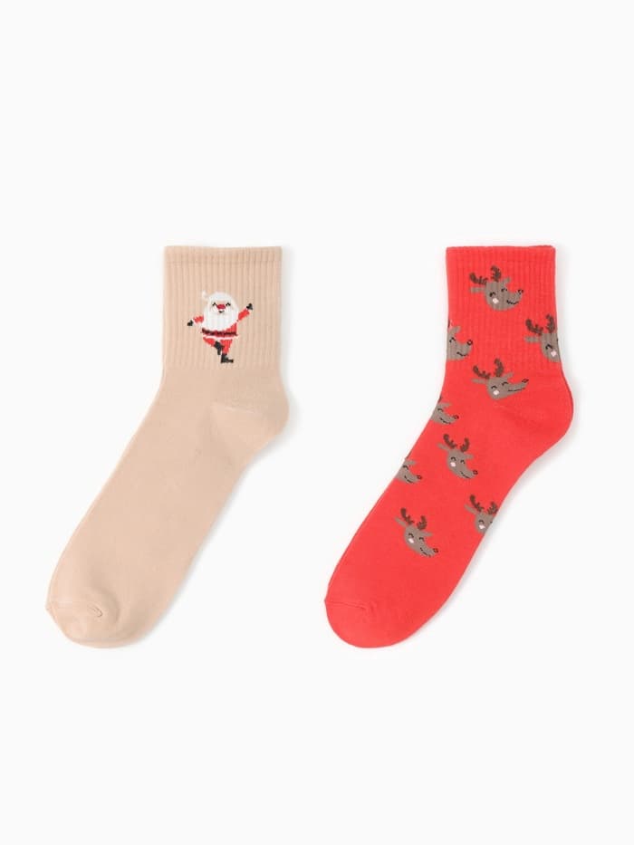 Новогодний подарочный набор KAFTAN Happy NY носки размер 36-39 (23-25 см), бомбочка для ванн