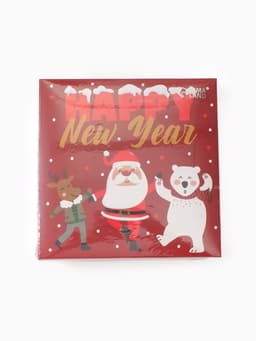 Новогодний подарочный набор KAFTAN Happy NY носки размер 36-39 (23-25 см), бомбочка для ванн