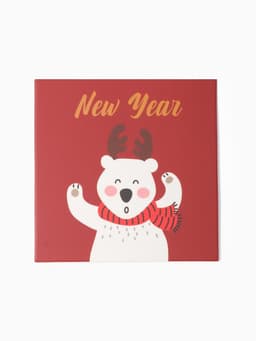 Новогодний подарочный набор KAFTAN Happy NY носки размер 36-39 (23-25 см), бомбочка для ванн