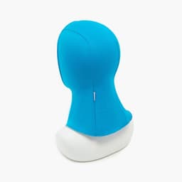 Шапка шлем (капор) для мальчика, цвет бирюзовый, размер 46-48