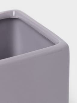 Набор аксессуаров для ванной комнаты SAVANNA Square, 3 предмета, дозатор для мыла, стакан, подставка, сиреневый