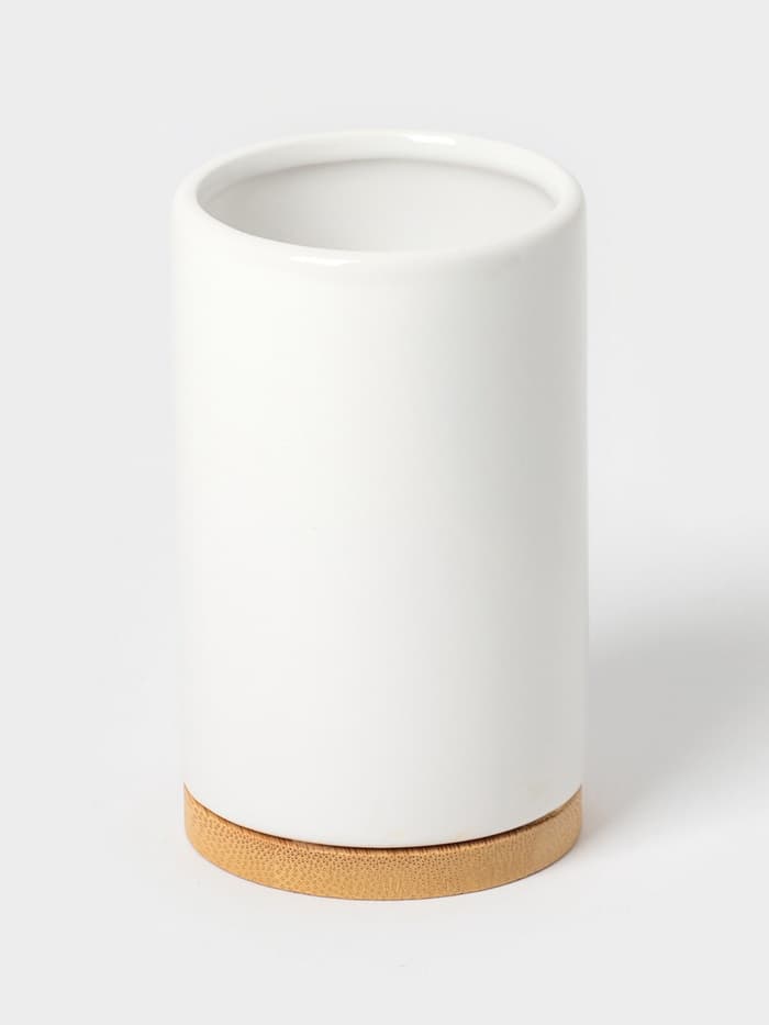 Аксессуары для ванной SAVANNA «Джуно», 3 предмета, мыльница, дозатор для мыла 280 мл, стакан, белые