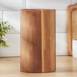 Подставка для ножей GUNGNIR, 22.5×12.7 см, дерево, тропическая акация