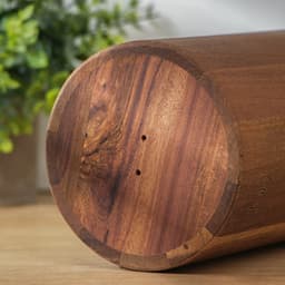 Подставка для ножей GUNGNIR, 22.5×12.7 см, дерево, тропическая акация