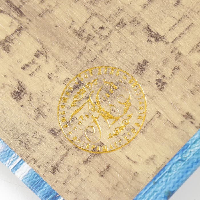 Шкатулка книга - сейф «Парусники. Масло. Золото», дерево и искусственная кожа, с замком, 27×18×7 см