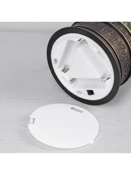 Светодиодная фигура «Фонарь с эльфом» 14×27×14 см, пластик, от батареек ААх3, USB, свечение тёплое белое