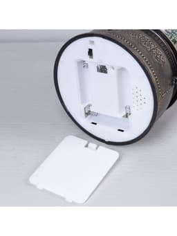 Светодиодная фигура «Фонарь с детьми и снеговиком» 15×30×12.5 см, пластик, от батареек ААх3, USB, свечение тёплое белое