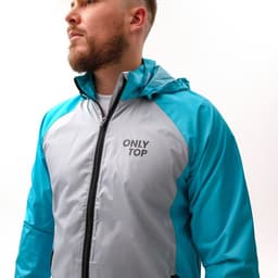 Ветровка ONLYTOP, голубая, размер 42