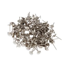 Гвозди ТУНДРА, декоративные, обивочные, 8×15 мм, хром, фасовка 50 шт.