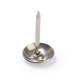 Гвозди ТУНДРА, декоративные, обивочные, 8×15 мм, хром, фасовка 50 шт.