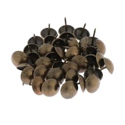 Гвозди ТУНДРА, декоративные, обивочные, 19×22 мм, бронза, фасовка 50 шт.