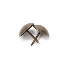 Гвозди ТУНДРА, декоративные, обивочные, 19×22 мм, бронза, фасовка 50 шт.