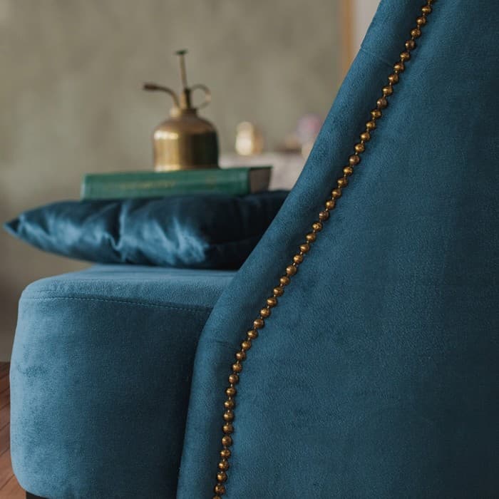 Гвозди ТУНДРА, декоративные, обивочные, 19×22 мм, золото, фасовка 50 шт.