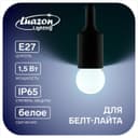 Лампа светодиодная Luazon Lighting, G45, Е27, 1.5 Вт, для белт-лайта, набор 20 штук, свечение белое