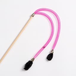 Дразнилка - удочка «Норка на трубочке», на деревянной палочке, цвет МИКС