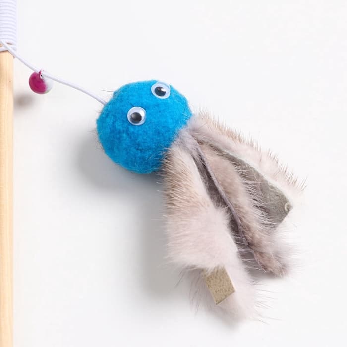 Дразнилка - удочка «Осьминожка с норкой», на деревянной палочке, цвет МИКС