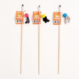 Дразнилка - удочка «Осьминожка с норкой», на деревянной палочке, цвет МИКС