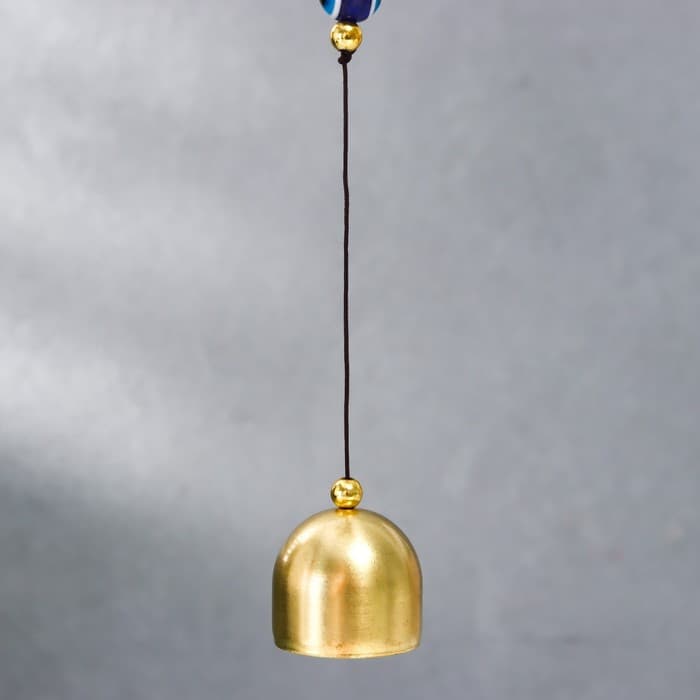 Музыка ветра «Месяц и солнце. Гармония и баланс», металл, от сглаза 6 колокольчиков, 45×8×8 см