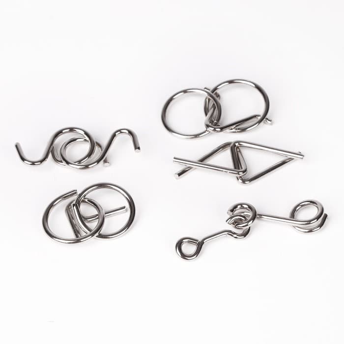 Адвент - календарь с металлическими головоломками «Новогодняя почта», 5 шт.