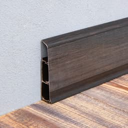 Плинтус напольный «Деконика», 85×2200 мм, цвет 303 Венге темный