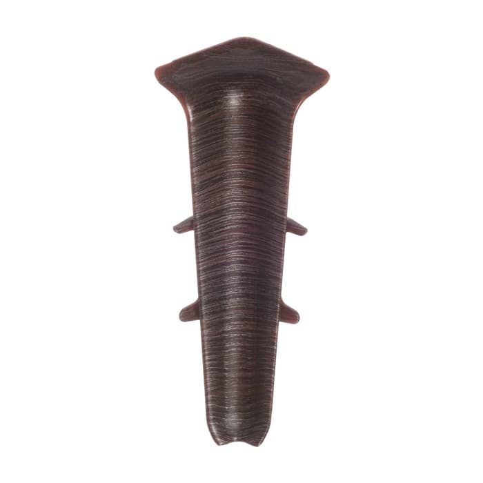 Угол внутренний для плинтуса «Деконика», 85 мм, цвет 303 венге темный