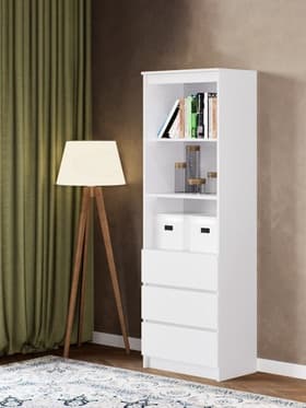 Стеллаж «Клик Мебель. Мадера», 600×340×1790 мм, цвет белый