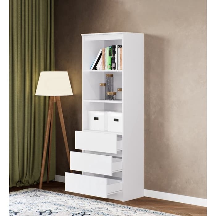 Стеллаж «Мадера», 600×340×1790 мм, цвет белый