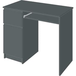 Стол письменный «Мадера», левый угол, 900×500×770 мм, цвет графит