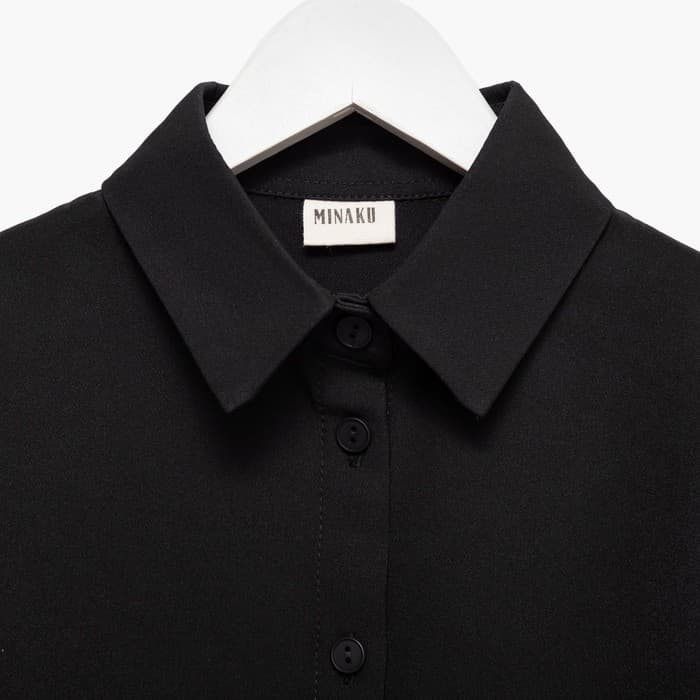 Платье для девочки MINAKU, чёрное, рост 128 см