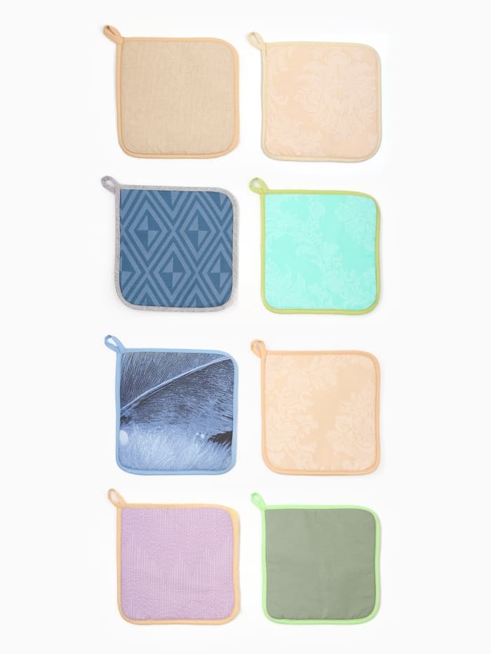 Прихватка 18×18 см, бязь 140 г/м², 100% хлопок, МИКС