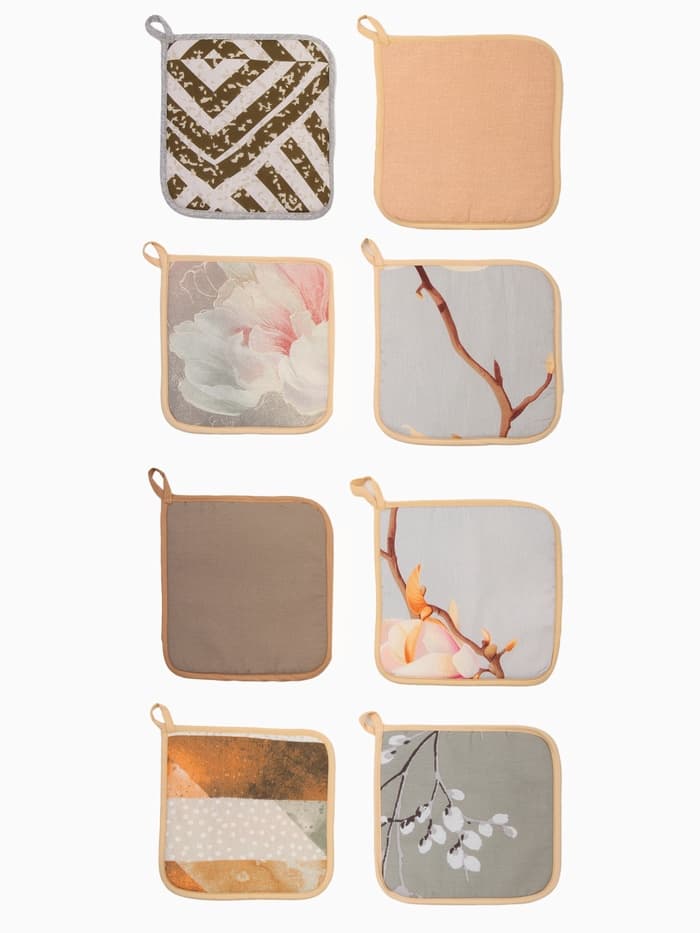 Прихватка 18×18 см, бязь 140 г/м², 100% хлопок, МИКС