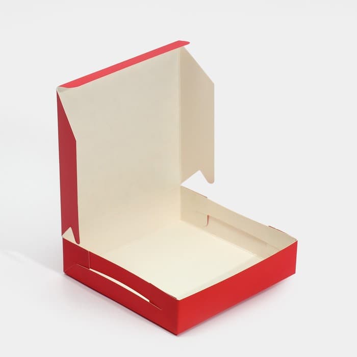 Коробка складная «С Новым годом!», 14×14×3.5 см