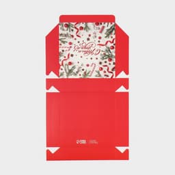 Коробка складная «С Новым годом!», 14×14×3.5 см