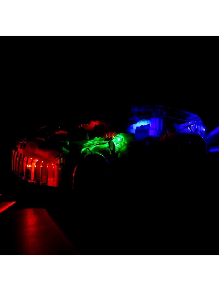 Машина «Шестерёнки», свет и звук, работает от батареек