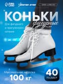Коньки фигурные Winter Star с мехом, размер 40