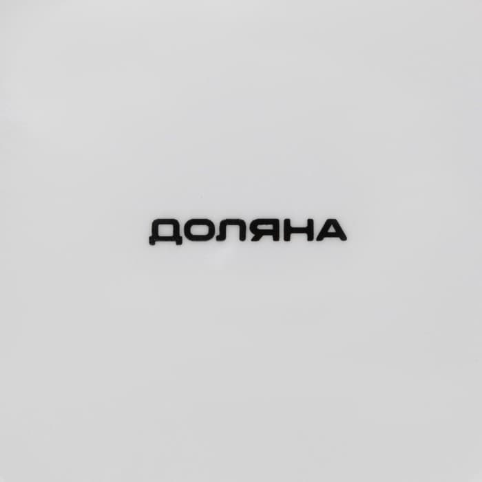 Тарелки Доляна «Звёздная ночь», 18 предметов: 6 тарелок d=20 см, 6 тарелок d=25 см, 6 тарелок глубоких 340 мл, фарфор, белые, голубые