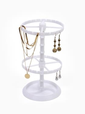 Подставка для украшений «QF. Карусель», универсальная, 16×16×28 см, белая