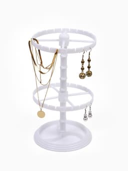 Подставка для украшений «QF. Карусель», универсальная, 16×16×28 см, белая