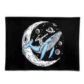 Фотофон для съёмок, полиэстер «Космонавт и синий кит», 70×100 см