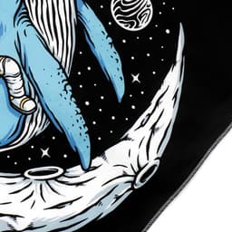 Фотофон для съёмок, полиэстер «Космонавт и синий кит», 70×100 см