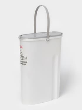 Контейнер для стирального порошка, 5 л, 11×24.6×32 см, серый